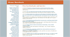 Desktop Screenshot of homebareback.com